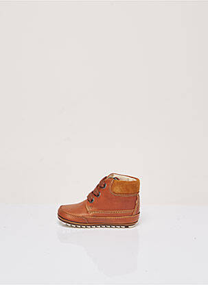 Bottillons empiècements plateforme marron SHOESME garçon