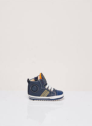 Bottillons empiècements plateforme bleu SHOESME garçon