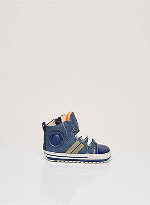 Bottillons empiècements plateforme bleu SHOESME garçon