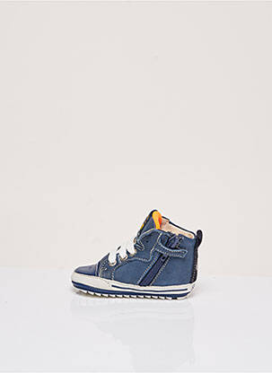 Bottillons empiècements plateforme bleu SHOESME garçon