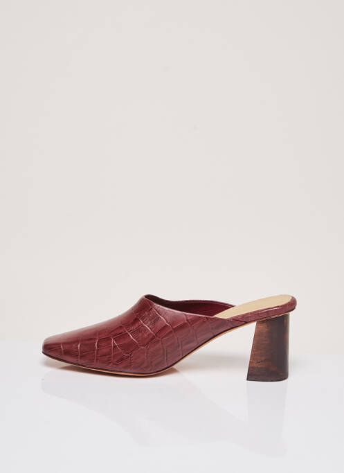 Mules/Sabots rouge MARI GIUDICELLI pour femme