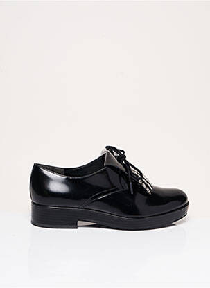 Derbies type de semelle amortissante talon de 4 à 6cm noir WHAT FOR femme