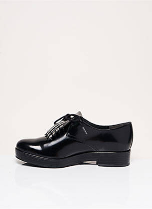 Derbies type de semelle amortissante talon de 4 à 6cm noir WHAT FOR femme