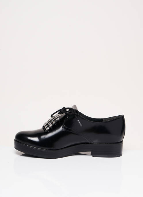 Derbies noir WHAT FOR pour femme