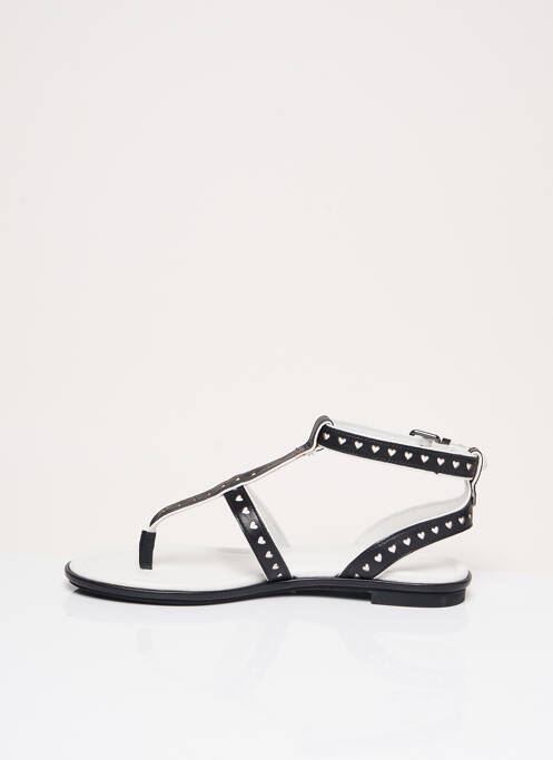 Tongs noir WHAT FOR pour femme