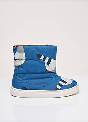 Bottes bout rond plateforme bleu TINYCOTTONS garçon
