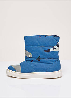 Bottes bout rond plateforme bleu TINYCOTTONS garçon
