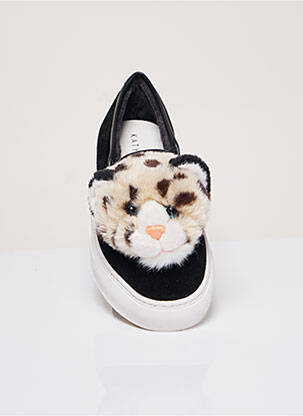 Slip ons nubuck talon plat jusqu'à 3cm noir KATY PERRY femme