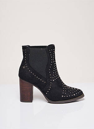 Bottines/boots nubuck talon de 7 à 9cm noir XTI femme