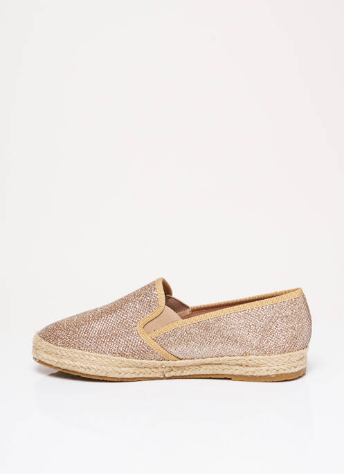 Espadrilles bout rond talon plat jusqu'à 3cm jaune XTI femme
