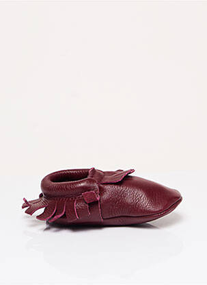 Chaussons/pantoufles fermeture elastique bout rond marron HIPPIE YA enfant
