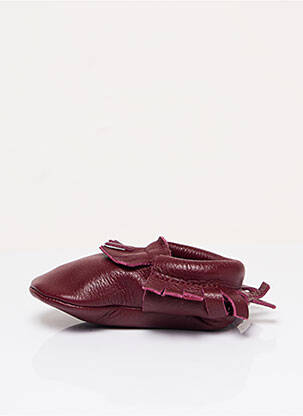 Chaussons/pantoufles fermeture elastique bout rond marron HIPPIE YA enfant