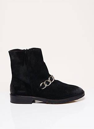 Bottines/boots nubuck talon plat jusqu'à 3cm noir BILLIBI femme