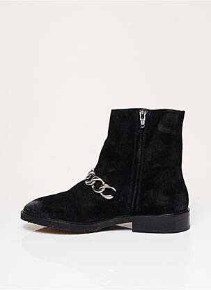 Bottines/boots nubuck talon plat jusqu'à 3cm noir BILLIBI femme