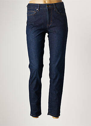 Jeans coupe slim broderie rivets taille normale bleu FIVE femme