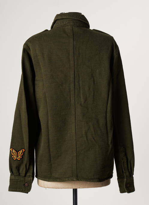 Veste en jean vert FIVE pour femme