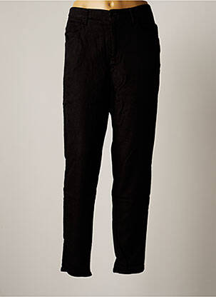 Pantalon slim taille haute taille haute noir FIVE femme