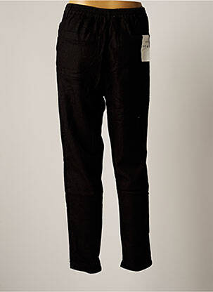 Pantalon slim taille haute taille haute noir FIVE femme