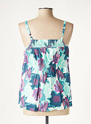 T-shirt / top maternité imprimé fleurs bleu COLLINE femme