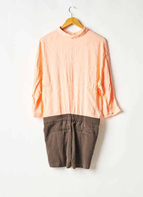 Combishort orange IKKS pour femme