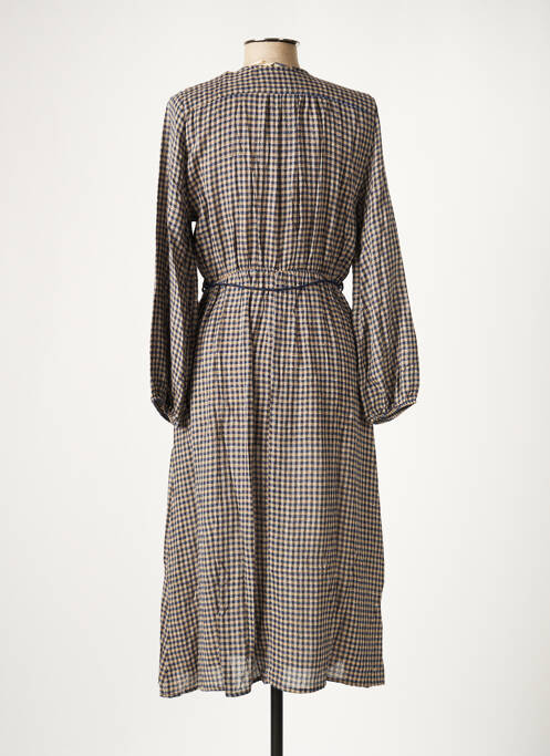 Robe longue bleu LA FEE MARABOUTEE pour femme