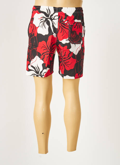 Short de bain rouge LANZANS pour homme