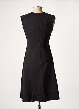 Robe mi-longue sans manche sans manche noir WOLFORD femme