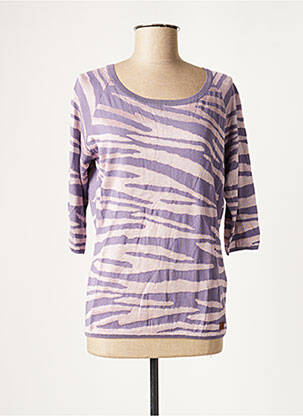 Pull resserrée sur le bas manches 3/4 violet O'NEILL femme