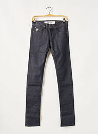 Jeans coupe slim broderie rivets taille haute bleu APRIL 77 femme