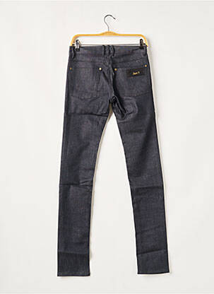 Jeans coupe slim broderie rivets taille haute bleu APRIL 77 femme