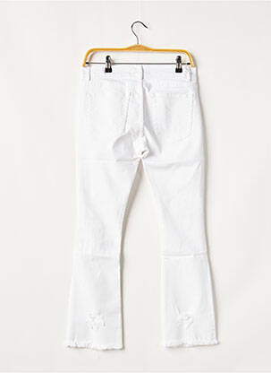Jean coupe flare sélection denim taille normale blanc APRIL 77 femme