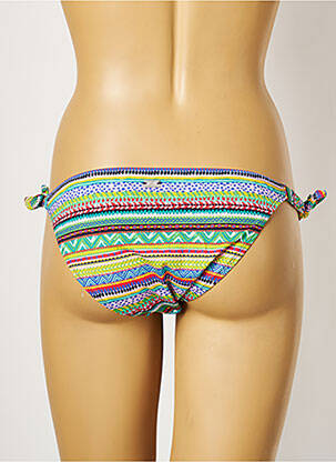 Bas de maillot de bain fermeture liens à nouer bikini vert CHERRY BEACH femme