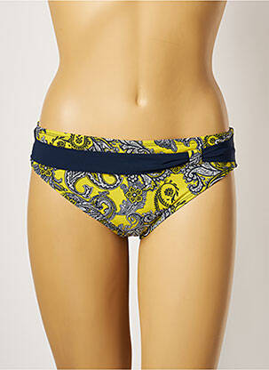 Bas de maillot de bain stretch culotte vert BELCOR femme