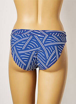 Bas de maillot de bain stretch culotte bleu BELCOR femme