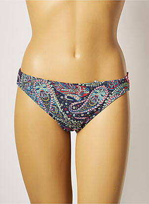 Bas de maillot de bain stretch culotte bleu CHERRY BEACH femme
