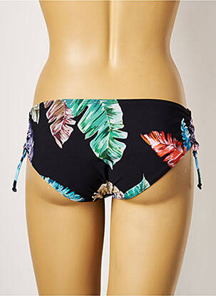 Bas de maillot de bain imprimé fantaisie culotte noir BELCOR femme