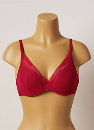 Soutien-gorge tissage dentelle haut soutien-gorge emboitant rose FEMILET femme
