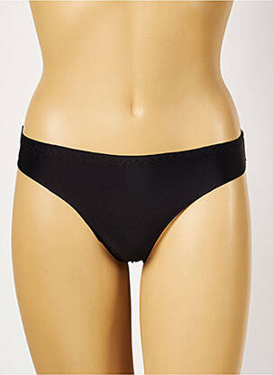 Tanga micro fibres noir H & N femme