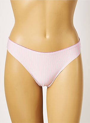Tanga micro fibres rose ROSA JUNIO femme