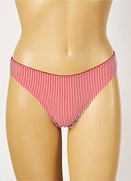 Tanga micro fibres rouge ROSA JUNIO femme