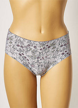 Culotte tissage satiné gris ROSA JUNIO femme
