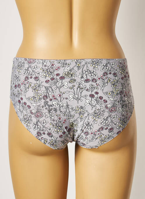 Culotte tissage satiné gris ROSA JUNIO femme