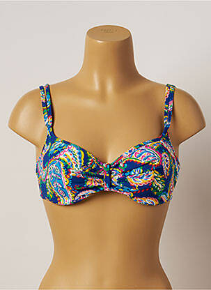 Haut de maillot de bain haut bandeau haut bandeau bleu BELCOR femme