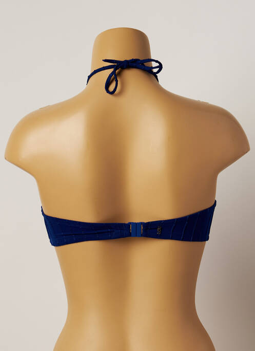Haut de maillot de bain bleu LOU pour femme