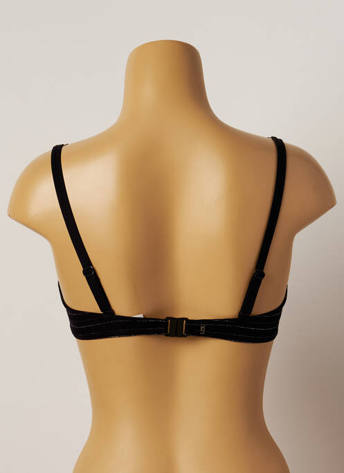 Haut de maillot de bain noir LOU pour femme