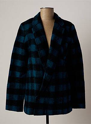 Veste casual col tailleur bleu APRIL 77 femme