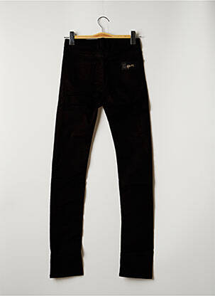 Pantalon slim taille haute taille haute noir APRIL 77 femme