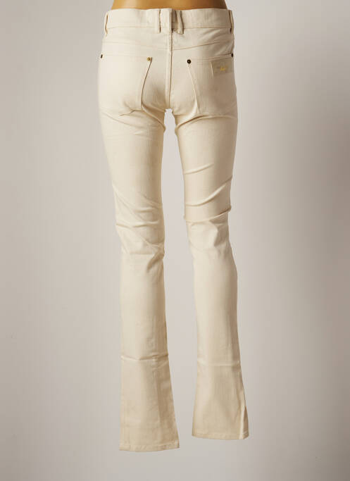 Jeans coupe droite beige APRIL 77 pour femme