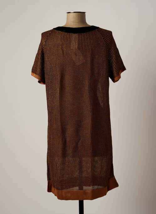 Robe pull marron WOLFORD pour femme
