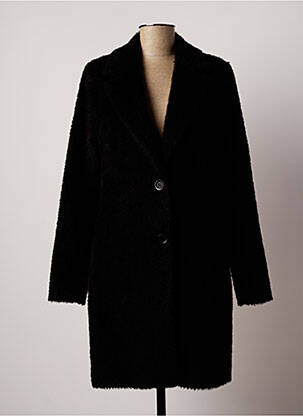 Manteau long noir CREENSTONE pour femme